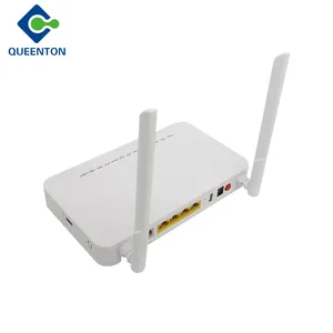 双频Ont光纤兼容F670l 4ge + 1pots + 1usb + Wifi交流2.4g & 5g Xpon Epon路由器Gpon Onu Ftth网络调制解调器