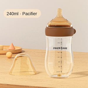 Desain Botol Kaca Anti-Kembung dan Anti-Tersedak untuk Bayi Baru Lahir - Product Image 5