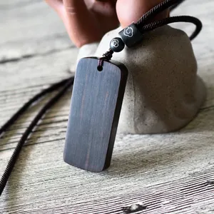 Handmade Unique Euro Style Wooden Necklace Pendant For Men Women