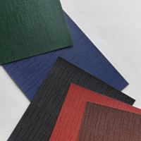 Papel Recubierto de PVC Ecológico e Impermeable para Encuadernación de Libros, Papel para Cubiertas de Documentos, para Cajas de Regalo de Lujo, Cuadernos y Cubiertas de Certificados