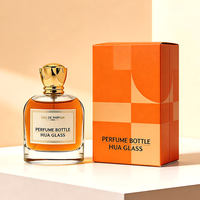 Bouteilles de parfum en verre vides de luxe en forme de couronne OEM ODM 50ML 100ML avec boîte