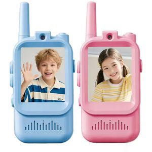 TONGAR + Talkie-walkie vidéo pour enfants de 2 pouces, radios bidirectionnelles, portée de 1500 pieds, âges 3-12, effets sonores cool, cadeaux pour jeux en plein air - Product Image 5