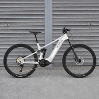 Vélo Électrique EM6 en Promotion avec Moteur Central Bafang M430/500W et Batterie, VTT Électrique en Aluminium 9 Vitesses, Autonomie 150km