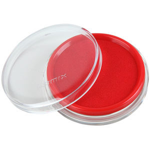 Almohadilla de Tinta Roja Redonda Qixin B3716, Tinta Oleosa de Secado Rápido para Oficina, 82x24mm - Product Image 1