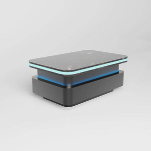 أثاث كاونتر بار KTV جديد، كابينة أريكة مخصصة، طقم بار عصري على شكل حرف U/L من الجلد والخشب العتيق للملاهي الليلية - Product Image 6