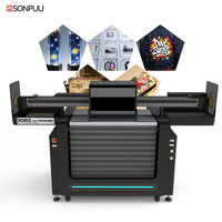 Impresora UV de inyección de tinta de alta velocidad 9060 con cabezal de impresión I3200 para impresión en flexibles, cáscaras de huevo y tubos - Curado UV LED multicolor de secado instantáneo