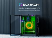 Impresora 3D OEM/ODM de 5 Colores y Alta Temperatura 450 ℃   Impresora 3D FDM de Escritorio Automática para Modelado con Filamento de Plástico