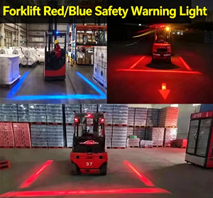 Luces de Advertencia para Montacargas: Luz de Delimitación Azul de Una Línea, Flecha Roja de Marcha Atrás y Luces de Separación en Forma de Arco - Product Image 6