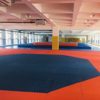 Tapis de Taekwondo Série F Personnalisé de Haute Qualité, Tapis de Sol de Gym Unisexe en EVA à Fort Impact, Équipement Sportif d'Arts Martiaux