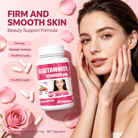 Complément de Soin Naturel pour la Peau Marque Blanche : Capsules de Glutathion Éclaircissantes et Éclatantes à Base de Plantes