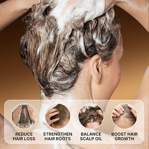 Marque privée Shampooing bio à base de plantes Repousse de la perte de cheveux Produit pour réduire la perte de cheveux Renforce le <span class=keywords><strong>traitement</strong></span> épaississant contre la perte de cheveux - Product Image 3