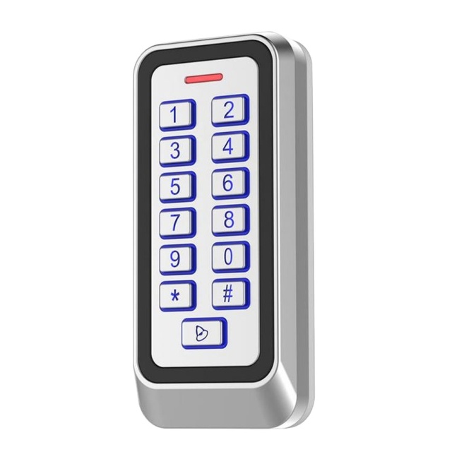 Silver Metal Ip65 Waterproof Rfid Standalone Access Control Keypad