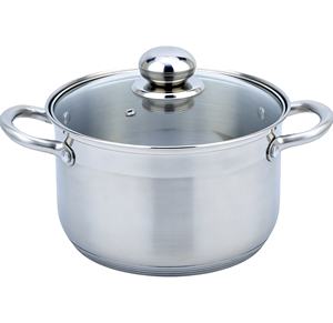 Casserole en acier inoxydable <span class=keywords><strong>Fissler</strong></span> 304, fabrication indienne, vente en gros, 2 pièces, ensemble de cuisine de luxe de qualité supérieure, marmites à soupe et à bouillon - Product Image 1