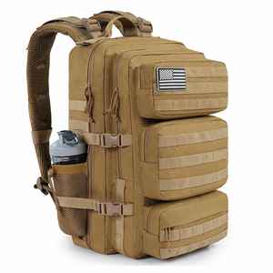 Sac à dos de randonnée de luxe 50L, robuste, imperméable, tactique, avec doublure en polyester pour hommes - Product Image 1