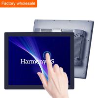 Panel PC Industrial de Bajo Costo con Pantalla Táctil Capacitiva Aio Full HD, IP65 Resistente al Agua, Integrado/de Escritorio, Linux/Win10, Sin Ventilador