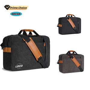 Zaino in Pelle Impermeabile alla Moda per Uomo BSCI, Borsa Messenger per Ufficio con Trolley per Uso Universitario - Product Image 1