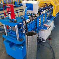 Machine de formage à froid de tôles d'acier colorées de haute précision pour volets roulants, avec boîte de vitesses et moteur