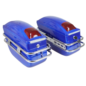Bolsas Laterales <span class=keywords><strong>para</strong></span> Motocicleta de 5L, Maletas Rígidas de ABS <span class=keywords><strong>con</strong></span> Luces <span class=keywords><strong>LED</strong></span> <span class=keywords><strong>para</strong></span> <span class=keywords><strong>Moto</strong></span> - Product Image 1