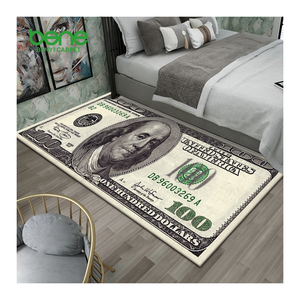 Tapis Benyi créatif antidérapant, tapis de couloir moderne pour la décoration de la maison, tapis imprimé dollar, tapis 3D <span class=keywords><strong>cent</strong></span> dollars pour salon - Product Image 1