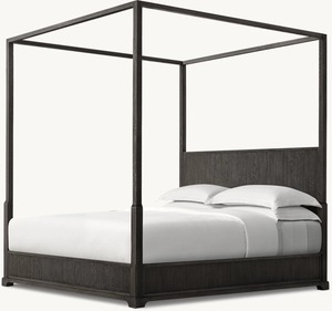 Populair Op Maat Luxe Design <span class=keywords><strong>Bed</strong></span> Slaapkamermeubilair Massief Eiken Houten Frame <span class=keywords><strong>Queen</strong></span> Kingsize Hemelbedden