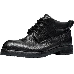 Zapatos de Cuero de Alta Gama para Hombre, Estilo Británico Moderno, Botas con Suela de Cuero Genuino, Versátiles y Clásicas Retro - Product Image 5