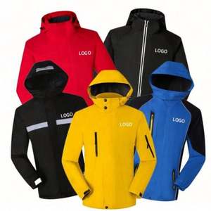 Vestes Softshell Imperméables Personnalisées avec Logo Brodé, Manteaux en Polyester, Coupe-Vent d'Extérieur, Veste de Travail pour Hommes – Vente en Gros - Product Image 2