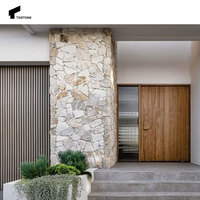 Pierre de pavé murale en grès blanc Tostone, taille personnalisée, pour extérieur, jardin, aménagement paysager, décoration de villa – Prix usine