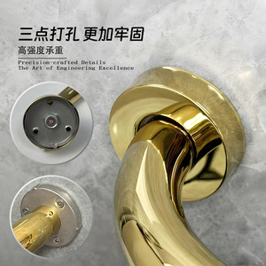 Barra de apoyo para baño de acero inoxidable Saint Ruijia 9202G antideslizante para bañera y inodoro - Product Image 2