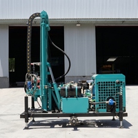 Machine de forage de puits d'eau 300m avec moteur diesel et mât télescopique pour forage de sondages – Vente directe usine en gros