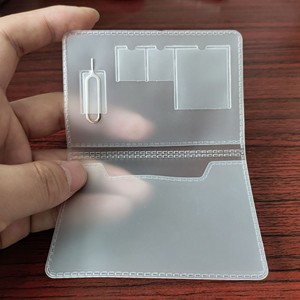 Porta Tarjetas <span class=keywords><strong>SIM</strong></span> e Identificación de PVC Impermeable Personalizado con Funda <span class=keywords><strong>Micro</strong></span> <span class=keywords><strong>Nano</strong></span> e Impresión de Logotipo Personalizado - Product Image 4