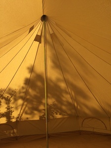 Tente cloche <span class=keywords><strong>Sibley</strong></span> UK 5M Sahara, toile de coton monocouche avec structure en acier pour usage extérieur - Product Image 4