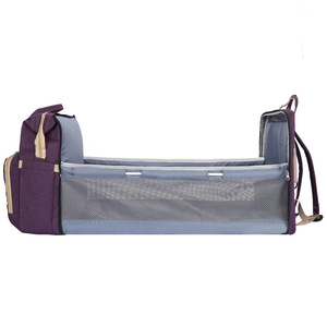 Cama plegable portátil ligera de gran capacidad mamá bebé mochila bolsa de pañales multiusos mamá cama bolsa para salidas - Product Image 3