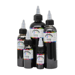 Set de Tinta para Tatuajes Titan Negro Grisáceo 0.5oz para Delineado y Sombreado Profesional, Pintura Corporal K Beauty, OEM ODM al por Mayor - Product Image 4