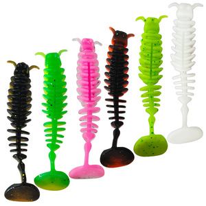 Leurre souple en spirale inversée avec queue en T de 12 cm pour la pêche au bar, appâts de fond, équipement de pêche - Product Image 1