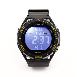 <span class=keywords><strong>Montre</strong></span> de sport numérique unisexe lumineuse à LED, étanche WR50M, grands <span class=keywords><strong>chiffres</strong></span>, date, alarme pour hommes et femmes, chronographe extérieur OEM - Product Image 4