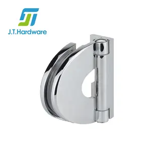 कनाडा ग्लास से दीवार पीतल के शॉवर एनक्लोजर स्क्रीन फ्लैप राउंड ट्यूब पाइप पत्ती ग्लास पिलांज बिना वसंत के - Product Image 1