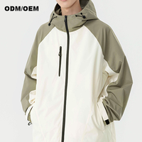 Veste de travail en patchwork rétro tendance américaine sur mesure saison d'hiver style extérieur coupe-vent