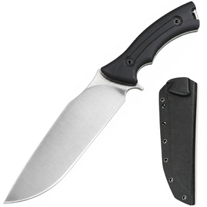 Cuchillo <span class=keywords><strong>de</strong></span> Caza <span class=keywords><strong>de</strong></span> Hoja Fija <span class=keywords><strong>de</strong></span> Acero DC53 <span class=keywords><strong>de</strong></span> Alta Resistencia, Mango G10, Espiga Completa, Punta Caída, Cuchillo <span class=keywords><strong>de</strong></span> Supervivencia para Exteriores con Funda Kydex EDC - Product Image 1