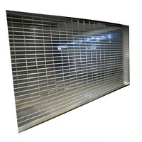 Porte à enroulement transparente en PC, porte en PVC, coupe-vent, antivol, porte à enroulement commerciale, porte d'entrée pour supermarché