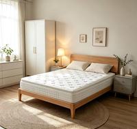 Matelas de lit d'hôtel à prix abordable, vente en gros, fourniture directe d'usine, tailles King, Queen, Double, avec ressorts Bonnel et mousse à mémoire de forme