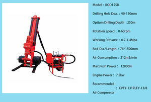 Draagbare 20M Boorgat Booreiland Kleine Elektromotor Mini Roterende Boorinstallatie Pomp Kerncomponenten 380V Spanning Gebruikt Nieuw - Product Image 5