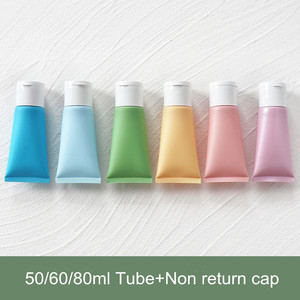 50/60/80ml oxy-miễn phí chống chảy ngược lật nắp không có không khí bao bì nhựa ống cho Kem chống nắng kem đánh răng và kem mắt - Product Image 2