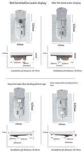 Cubierta de cerámica para inodoro de estilo asiático moderno, tipo de bandeja para uso en el baño doméstico, estilo Orissa - Product Image 6