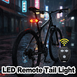 Wireless Turn Signal Bike Tail Light Remote Control Bick Tail Light USB LED Waterproof Lamp for MTB Road Bike Safety Cycling - Product Image 1