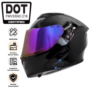Casco Modular de Moto ABS Modelo 2026 de Fábrica, Barato para Ciclismo de Carretera y Moto de Exterior - Product Image 1
