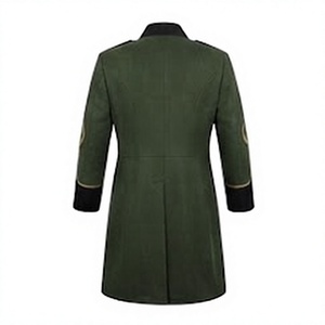Manteau long en laine pour homme de style vintage, à double boutonnage, formel, pour l'hiver - Product Image 2