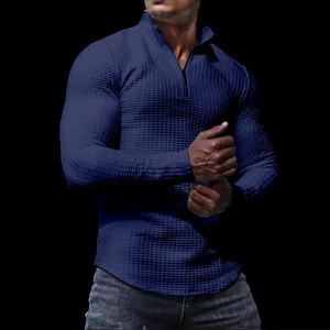 Custom Hoge Kwaliteit Heren Sport Activiteiten Met Lange Mouwen T-Shirt Snel Droog Training Heren Gym Sport Pullover - Product Image 6