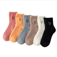 Herbst und Winter Daily Home Bequeme weibliche feste Nerz Samt Tube Socken