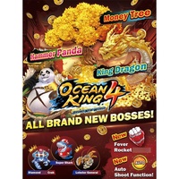 QIQU Últimas Novedades en Juegos de Pesca con Monitor de 55 Pulgadas para 8 Jugadores, Software de Juego Ocean King 4 Plus, Nuevo para Salas de Juegos