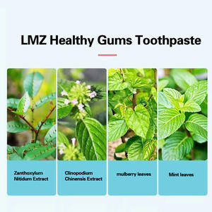 Dentifricio per adulti LMZ Healthy Gums 100g+10g, formula botanica, sbiancante, protezione anti-carie, alito fresco, riduzione della placca - Product Image 5